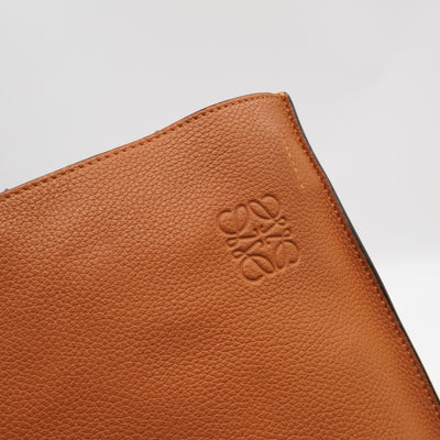 Gate Bucket Bag Caramel Calfskin Leather
