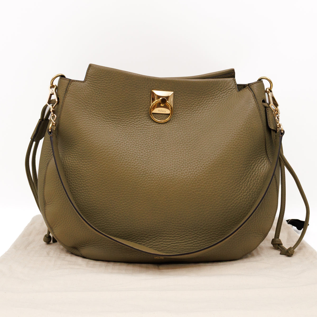 Iris Hobo Bag Summer Khaki Leather