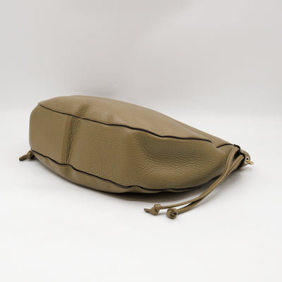 Iris Hobo Bag Summer Khaki Leather