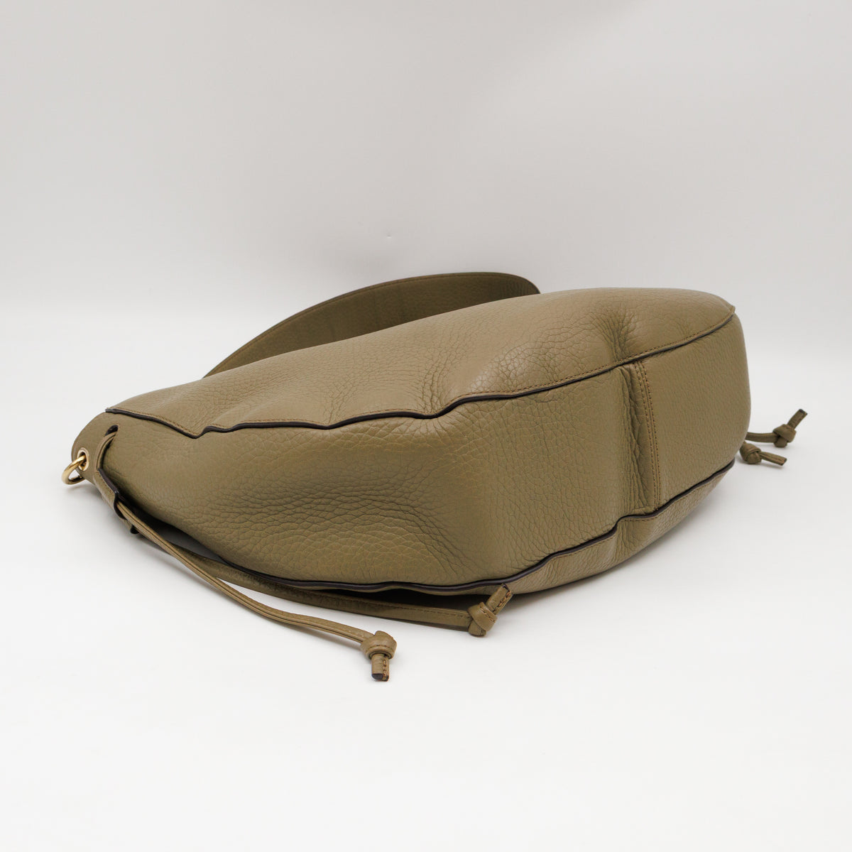 Iris Hobo Bag Summer Khaki Leather