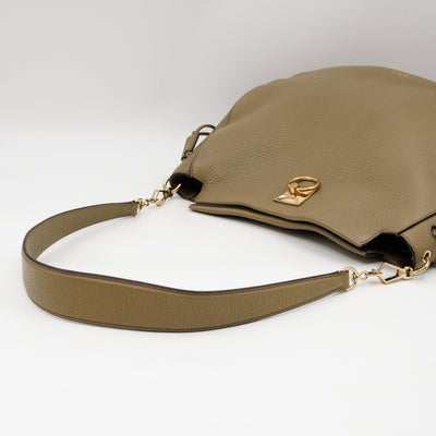 Iris Hobo Bag Summer Khaki Leather