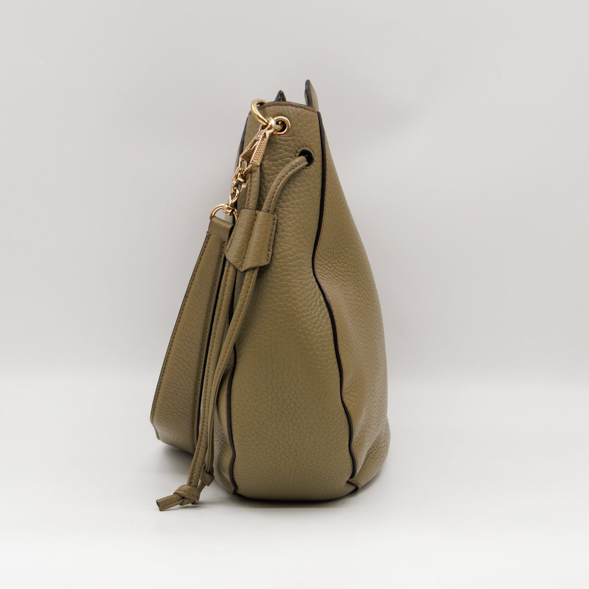 Iris Hobo Bag Summer Khaki Leather