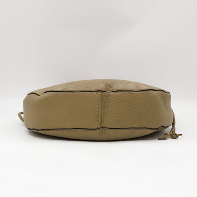 Iris Hobo Bag Summer Khaki Leather