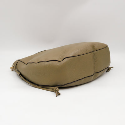 Iris Hobo Bag Summer Khaki Leather
