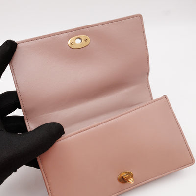 Abeille Pouch Powder Pink Leather