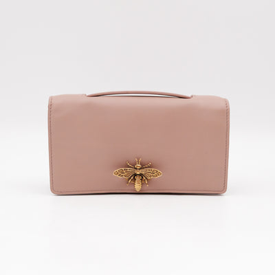 Abeille Pouch Powder Pink Leather
