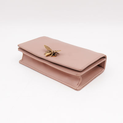 Abeille Pouch Powder Pink Leather
