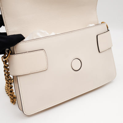 Broadway Sylvie Web Animalier Tiger Head White Leather