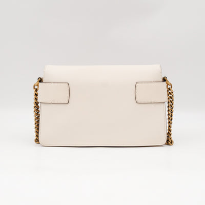 Broadway Sylvie Web Animalier Tiger Head White Leather