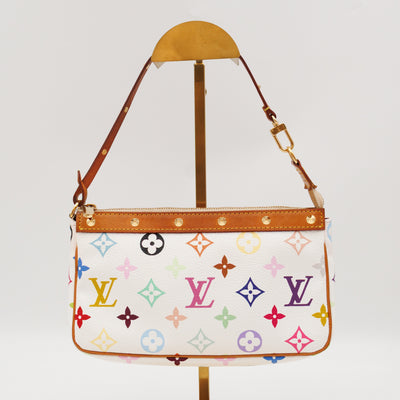 Pochette Accessoires Multicolore White