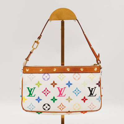 Pochette Accessoires Multicolore White