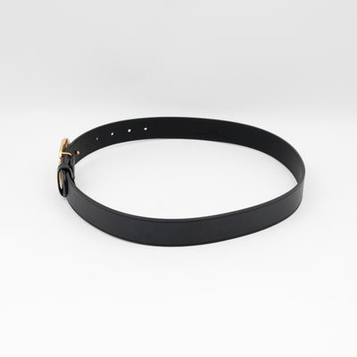 GG Marmont Belt Black Leather 80 cm