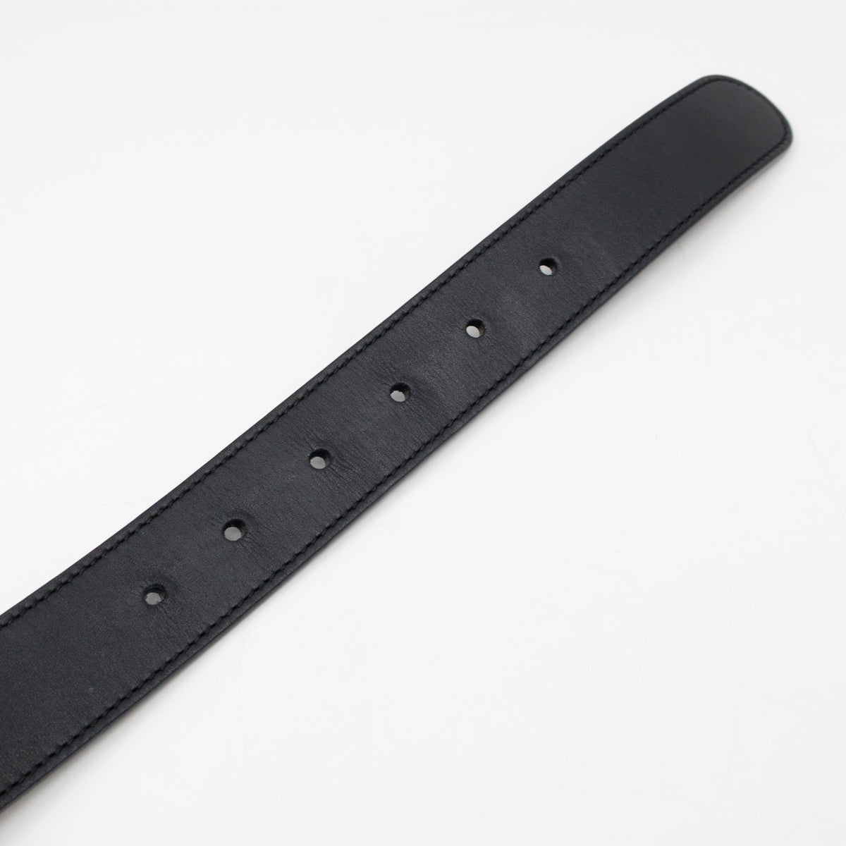 GG Marmont Belt Black Leather 80 cm