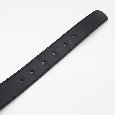 GG Marmont Belt Black Leather 80 cm