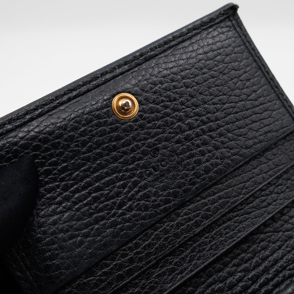 Butterfly Bifold Wallet Black Leather