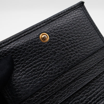 Butterfly Bifold Wallet Black Leather