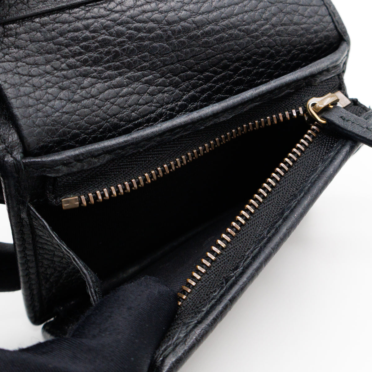 Butterfly Bifold Wallet Black Leather