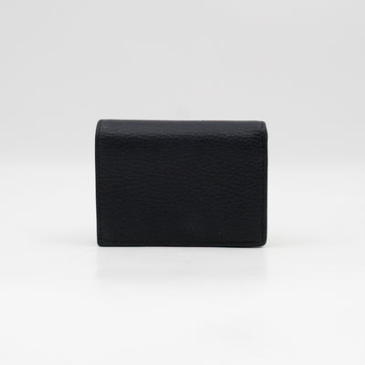 Butterfly Bifold Wallet Black Leather