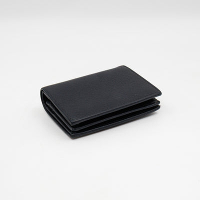 Butterfly Bifold Wallet Black Leather