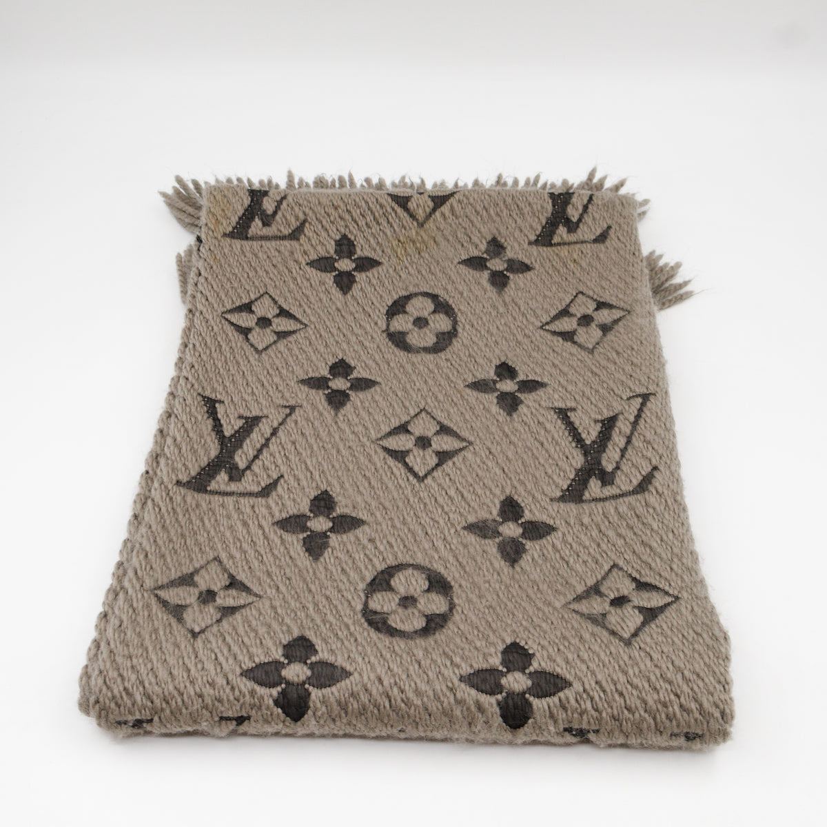 Logomania Wool Silk Scarf Verona