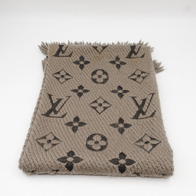 Logomania Wool Silk Scarf Verona