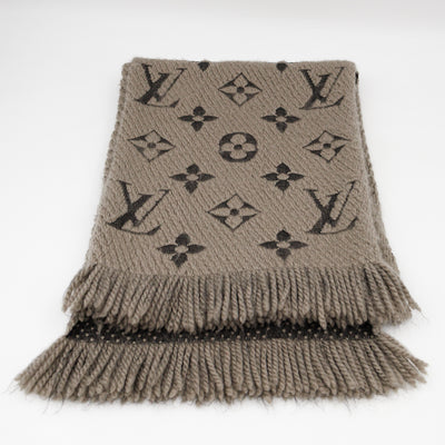Logomania Wool Silk Scarf Verona