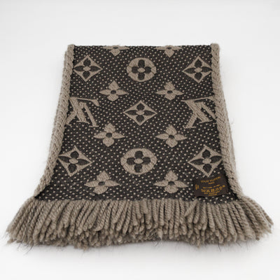 Logomania Wool Silk Scarf Verona