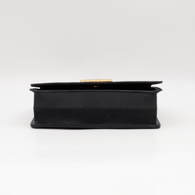 Twist Belt Chain Wallet Epi Leather Black