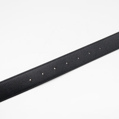 Initials Reversible Belt Monogram Black 95 cm