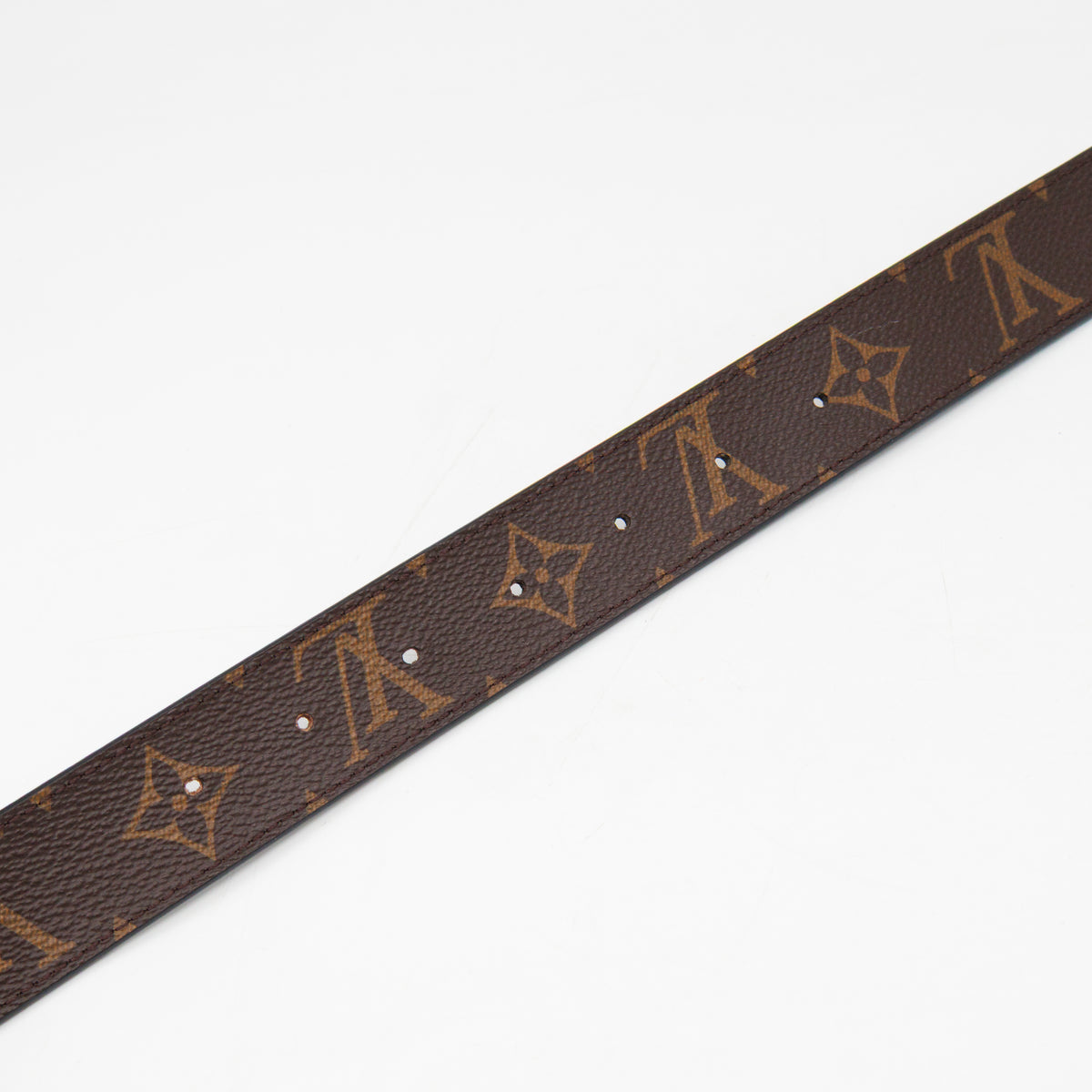 Initials Reversible Belt Monogram Black 95 cm