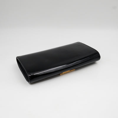 Louise Clutch Vernis Black