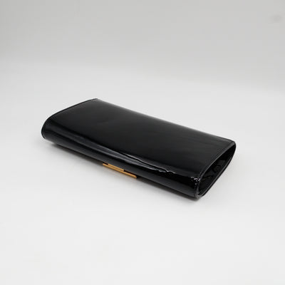 Louise Clutch Vernis Black
