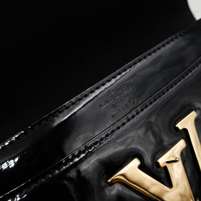 Louise Clutch Vernis Black