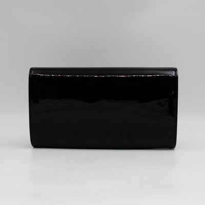 Louise Clutch Vernis Black