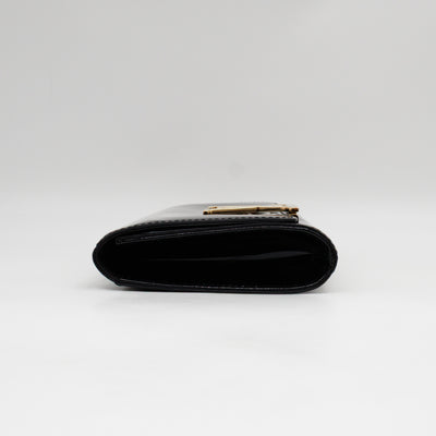 Louise Clutch Vernis Black