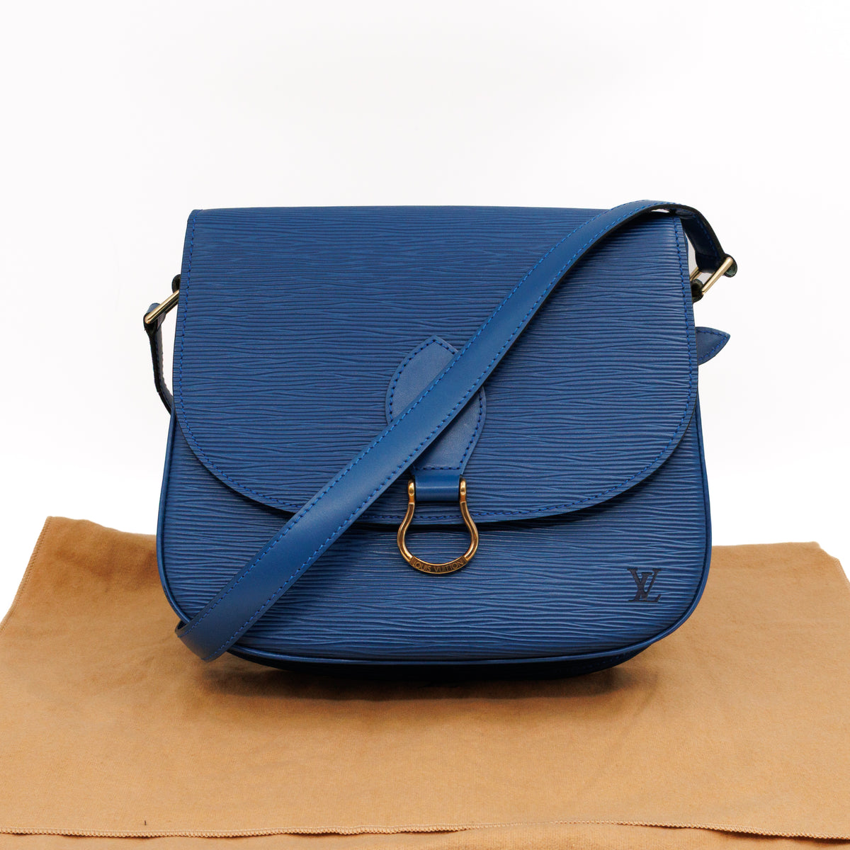 Saint Cloud MM Toledo Blue Epi Leather