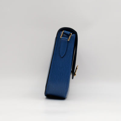 Saint Cloud MM Toledo Blue Epi Leather
