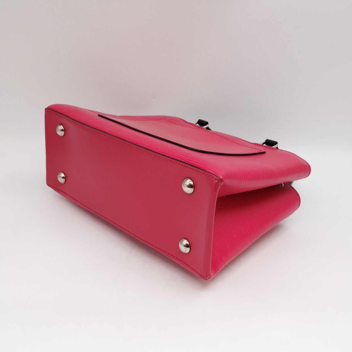 Kleber PM Hot Pink & Black Epi Leather