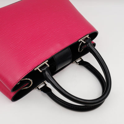 Kleber PM Hot Pink & Black Epi Leather