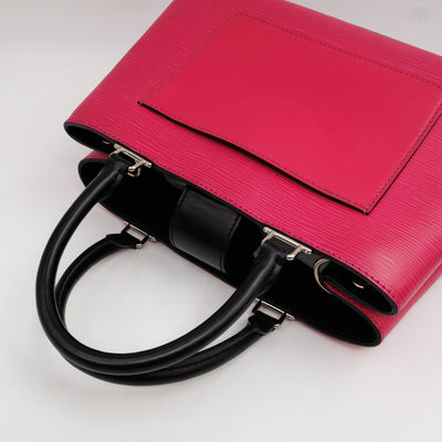 Kleber PM Hot Pink & Black Epi Leather