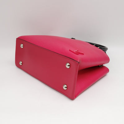 Kleber PM Hot Pink & Black Epi Leather