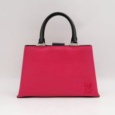 Kleber PM Hot Pink & Black Epi Leather