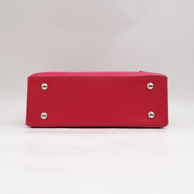 Kleber PM Hot Pink & Black Epi Leather