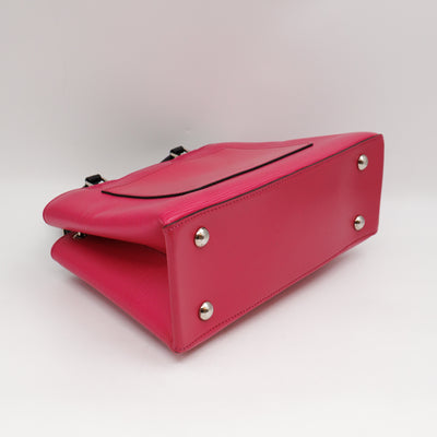 Kleber PM Hot Pink & Black Epi Leather