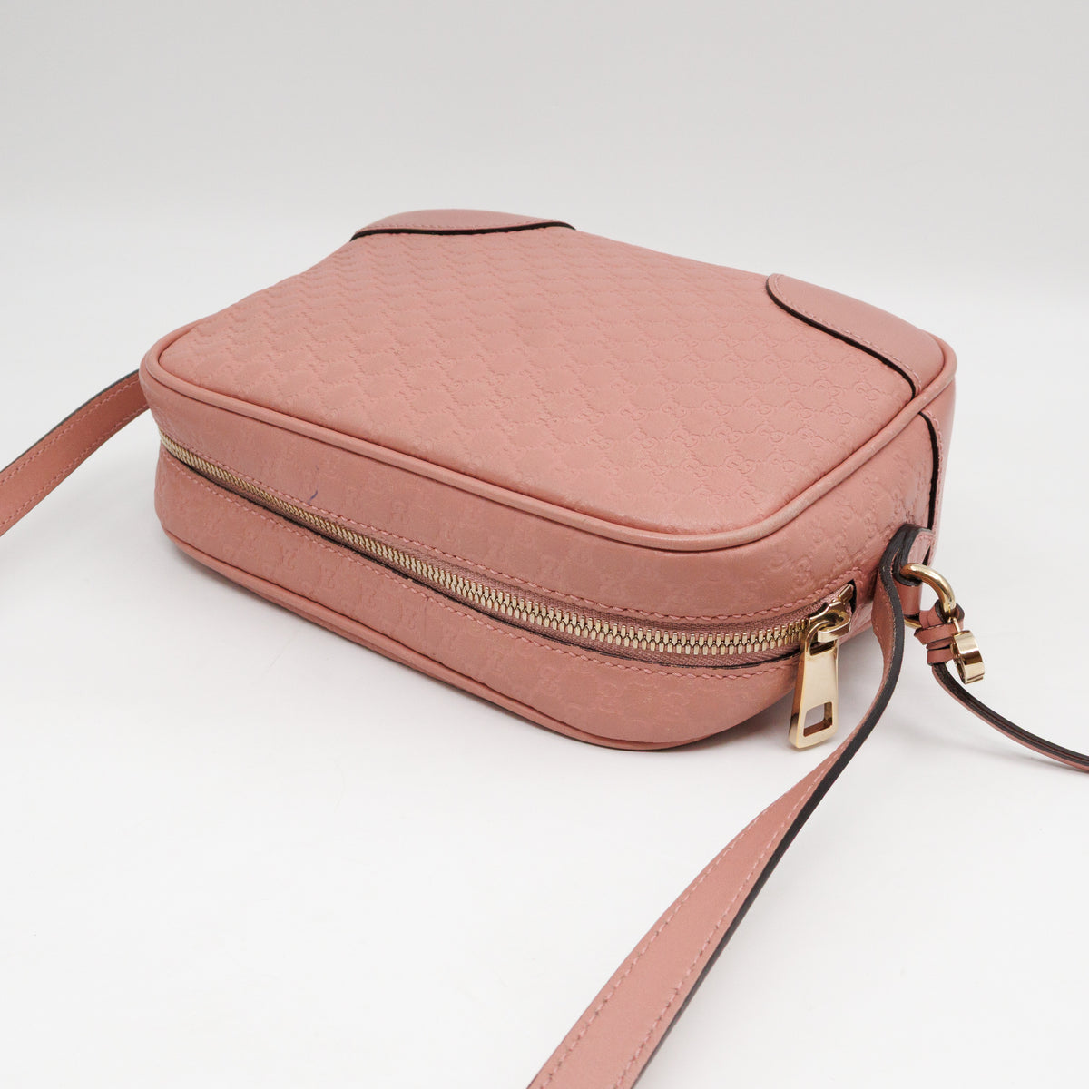 Bree Camera Bag Micro Guccissima Pink Leather