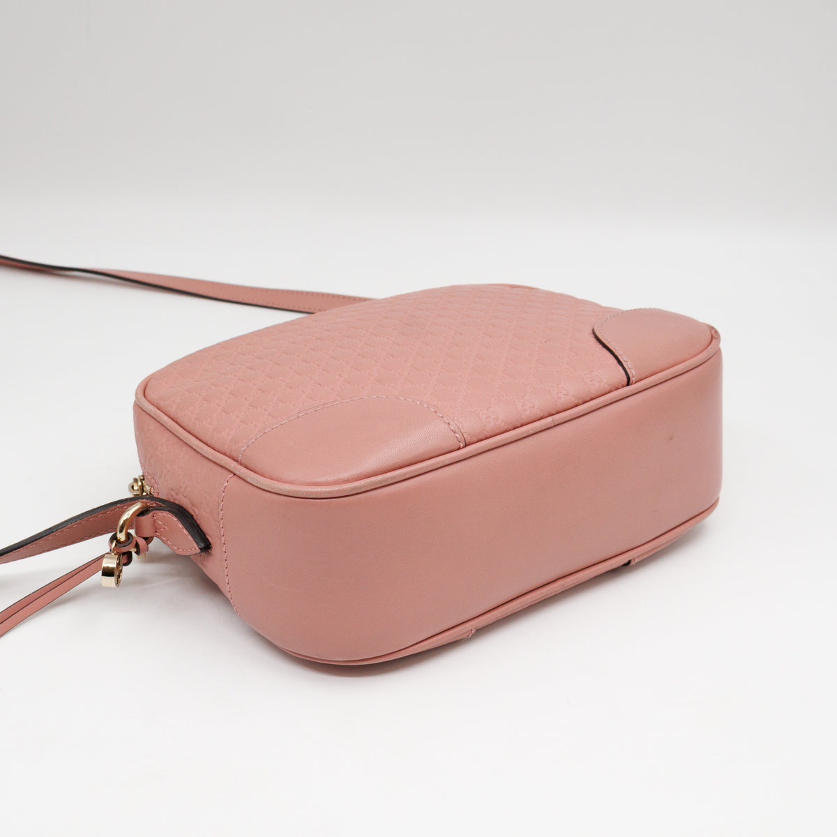 Bree Camera Bag Micro Guccissima Pink Leather