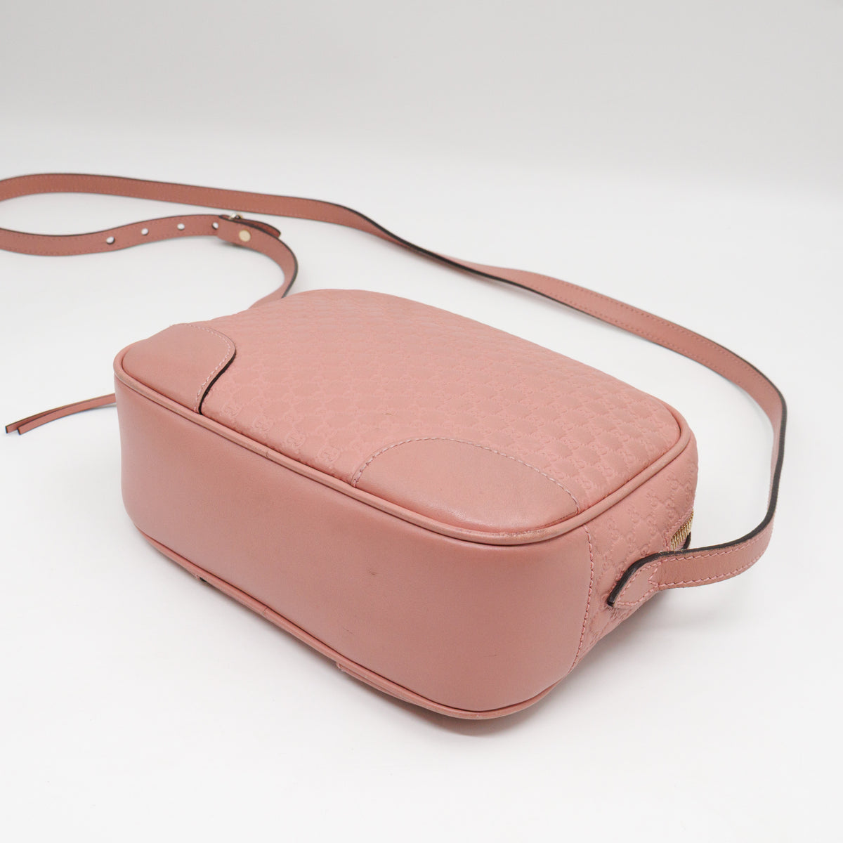 Bree Camera Bag Micro Guccissima Pink Leather