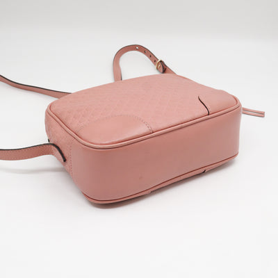 Bree Camera Bag Micro Guccissima Pink Leather