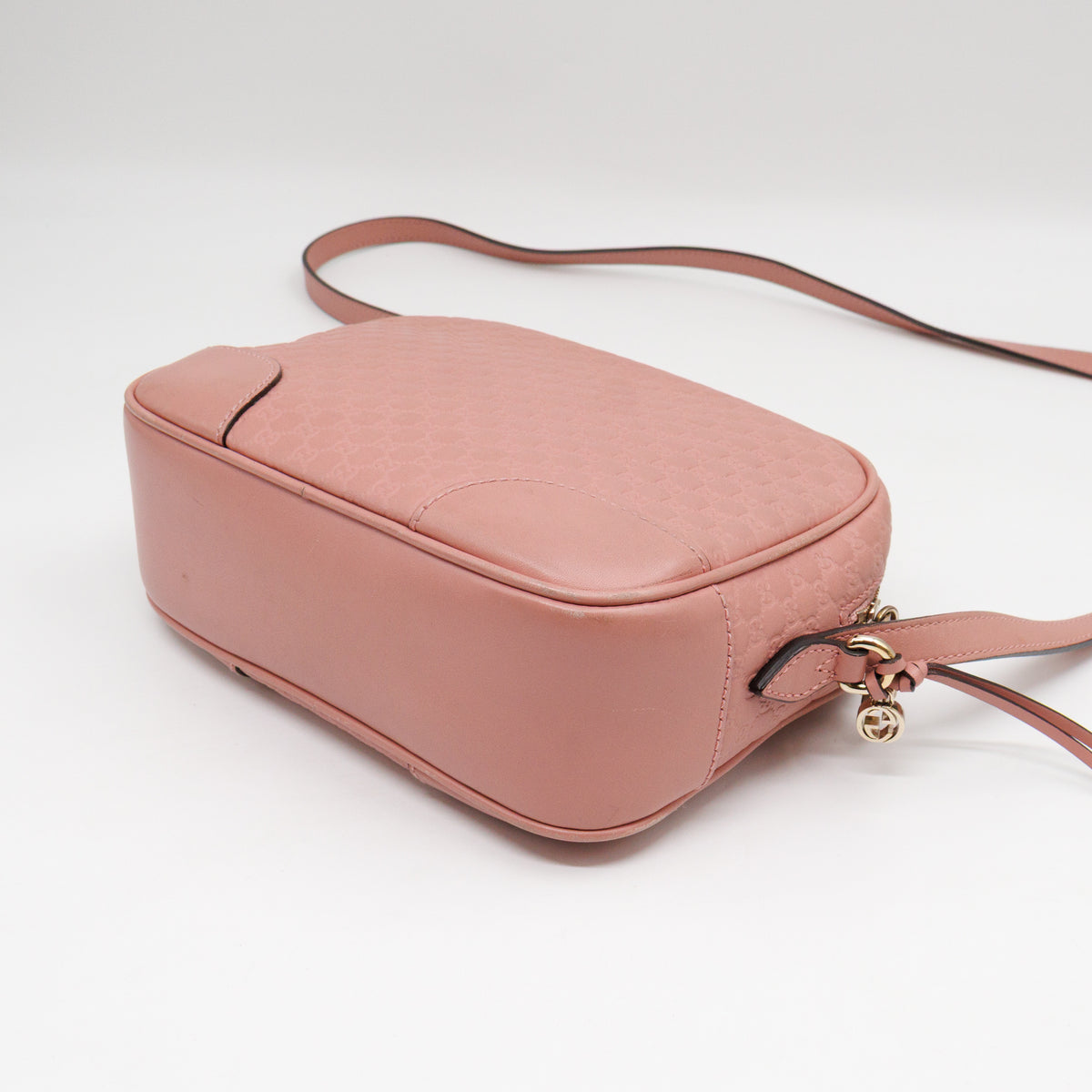 Bree Camera Bag Micro Guccissima Pink Leather