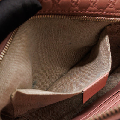 Bree Camera Bag Micro Guccissima Pink Leather